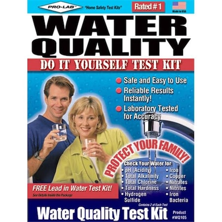 Pro-Lab Incorporated Pro-lab Incorporated Do-It-Yourself Water Quality Test Kit  WQ105 WQ105